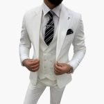 Men's Three-Piece Suit with Slim Fit for All Seasons - Image 7