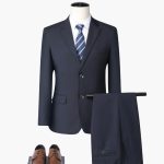 Elegant Slim Fit Suit - Men's Outfit for Festive Events
