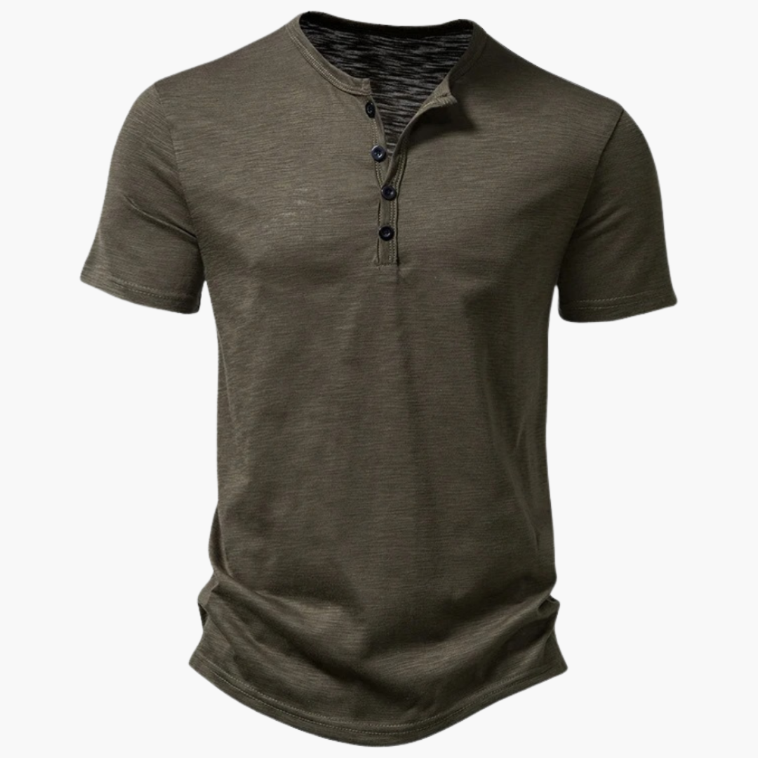 1_6db2609b-2a77-47b6-bd77-0fee21165b24.png Comfortable Henley Shirt for Men – Short-Sleeved & Summery - Image 1