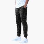 Plaid Trousers for Men – Adjustable Fit & Stylish Elegance