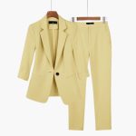Elegant Blazer and Pants Set for Women - Perfect Suit - Image 5
