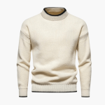 Classic Men's Knit Sweater – Comfortable & Stylish in Winter
