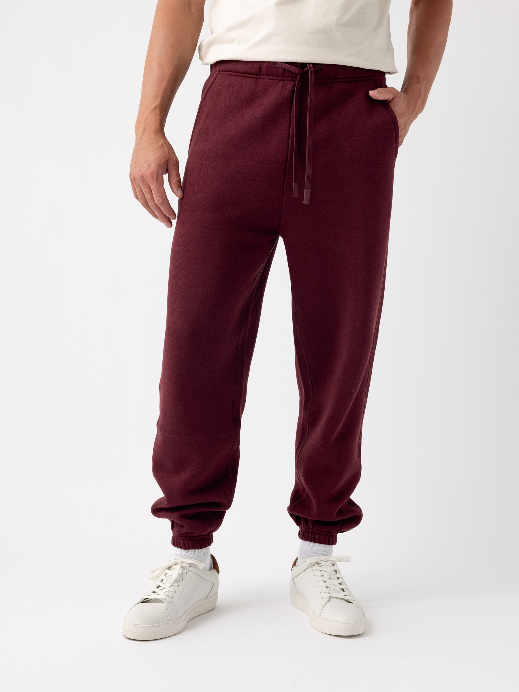 1_Burgundy_Cityscapesweatpant_e0f599f5-221f-4cb2-9fee-99c3bf2094ab.jpg Men's CityScape Sweatpant - Last Chance - Image 1