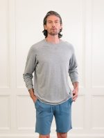 Men's Bamboo Stretch-Knit Long Sleeve Pajama Set - Image 16