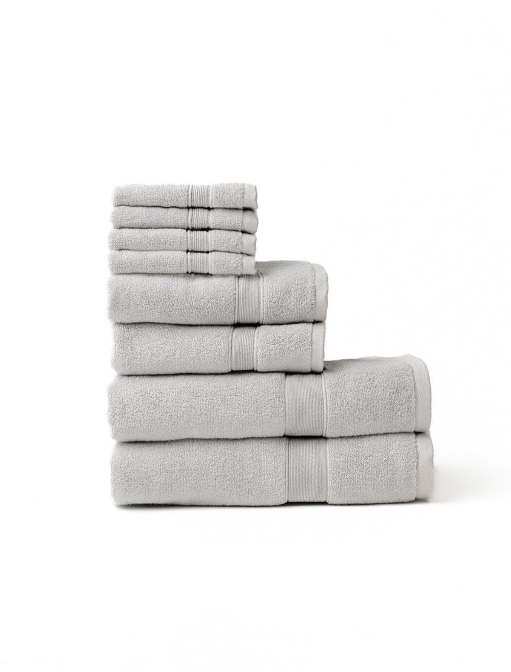 1_LightGrey_luxebathtowelset.jpg Luxe Bath Towel Set - Image 1