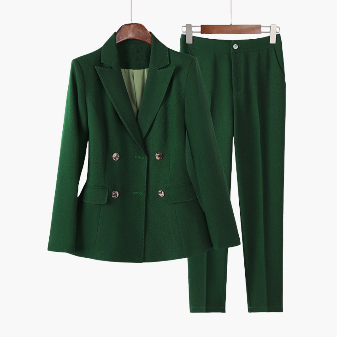 1_a161cc80-6f8f-41dc-8821-9b540558ca8d.png Two-Piece Women's Suit with Blazer and Pants - Image 1