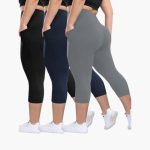 Capri Leggings Set - For Women with High Waist Sport - Image 4