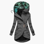 Women’s Winter Jacket with Hood and Pockets - Image 2