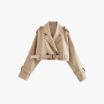 Belt Loop Trench Coat for Women