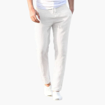 Men’s Summer Pants with Straight Legs and Waistband - Image 2