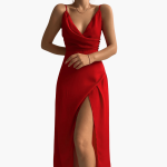 Evening Maxi Dress with Slit for Women – Elegant & Sexy Look - Image 2