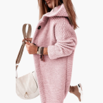 Women’s Hooded Cardigan with Open Front - Image 2