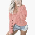 Women's Oversized Sweater with Long Sleeves - Image 2