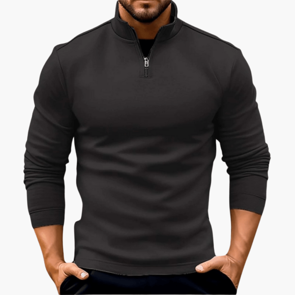 Sweatshirt with Zipper for Men, Sporty & Comfortable