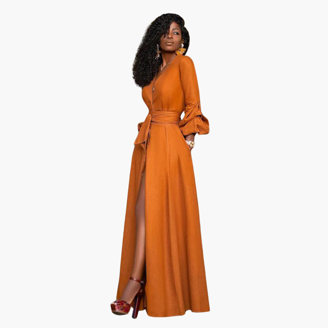 1_eebfe8b3-93a3-461e-8d8b-2659a1198d49.png Maxi Dress with Waist Belt for Women – Elegant & Long - Image 1