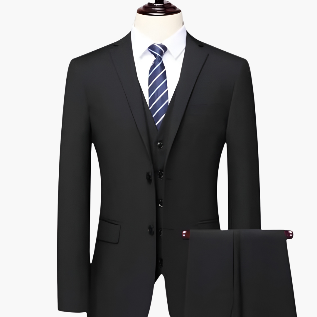 1_f2663df1-a6f2-426a-ad51-3e8e8d15493c.png Three-Piece Men's Suit with Jacket, Vest, and Trousers - Image 1