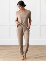 Women??s Bamboo Rib-Knit Jogger Pants - Last Chance - Image 4