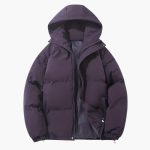 Women's Hooded Jacket with Zipper and Exterior Stitching - Image 16