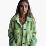 Women's Fleece Jacket with Buttons – Cozy & Warm - Image 21