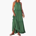 Maxi Dress Layers - Ruffle Dress for Women, Elegant & Airy - Image 15