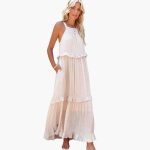 Maxi Dress Layers - Ruffle Dress for Women, Elegant & Airy - Image 2