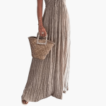 Women’s Boho Maxi Dress with Straps – Summer Dress for Leisure - Image 2