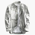 Stand Collar Shirt for Men - Minimalistic, Elegant & Casual - Image 8