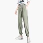 Women's Jogging Pants with Drawstring Waistband and Cuffs - Image 5