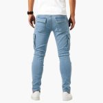 Men’s Cargo Jeans with Stretch and Pockets - Image 8
