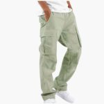 Men’s Cargo Pants with Wide Legs and Pockets - Image 5