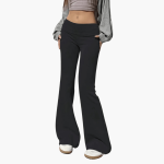 Flared Knitted Trousers for Women – Comfortable & Stylish - Image 2