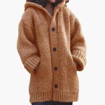 Women’s Hooded Cardigan with Long Cut - Image 7