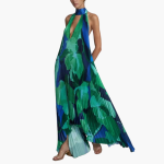 Pleated Dress for Women – Summery, with Floral Pattern - Image 2