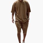 Men's Summer Two-Piece Set with Drawstring Shorts and Oversized Shirt - Image 7