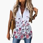 Summer Top for Women with - Butterfly Print Light - Image 4