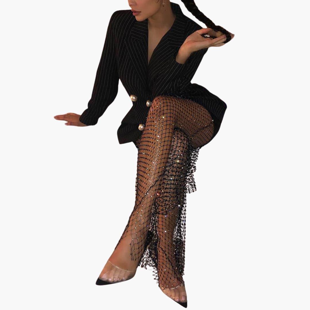 2_2_960a4d30-b561-49b5-a326-23323e12ddf7.jpg Fashionable Mesh Skirt for Women – Trendy Blazer Set for Women - Image 1