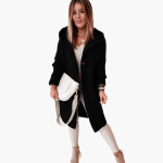 Women’s Hooded Cardigan with Open Front - Image 3