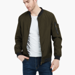 Men's Zip-Up Bomber Jacket – Modern & Lightweight - Image 10