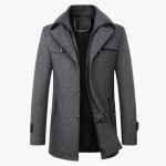 Classic Wool Coat for Men – Elegant & Warm for Winter - Image 3