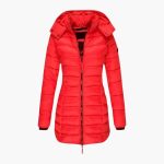 Women’s Winter Coat with Hood and Zipper - Image 6