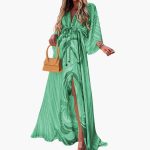 Colorful Summer Dress - Women's Maxi Dress with Floral Print - Image 6
