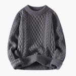 Casual Men's Knit Sweater – Warm & Stylish in Winter - Image 2
