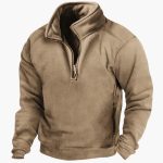 Men’s Fleece Pullover with Half-Zip Neckline - Image 5
