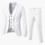 Men’s Three-Piece Suit with Jacket and Vest - Image 9