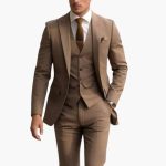 Men’s Formal Suit Set with Jacket and Vest - Image 3