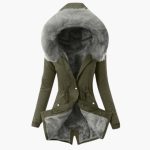 Cozy Women's Winter Coat with Hood – Insulated & Warm - Image 3