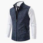 Men’s Sleeveless Vest with Zip Front - Image 2