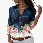 Summer Top for Women with Floral Print - Casual & Modern - Image 8