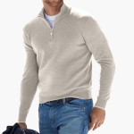 Men's Zip Pullover – Stylish & Comfortable for Leisure - Image 2