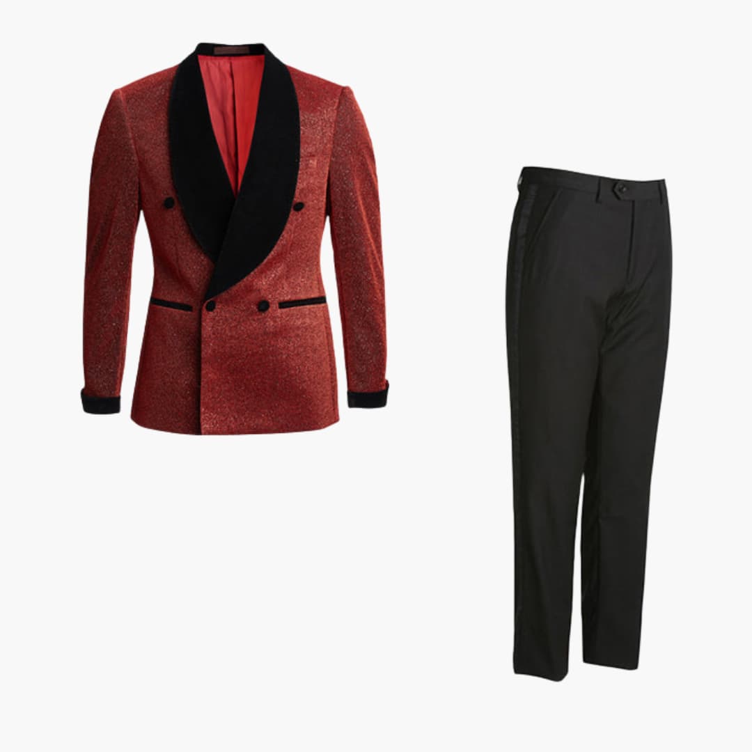 2_54.jpg Men's Suit Two-Piece with Contrast Lapels for Every Season - Image 1